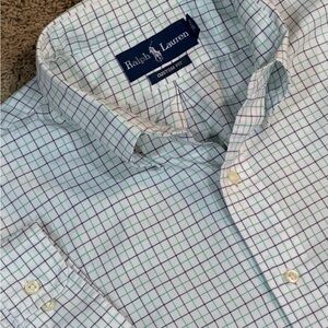 Polo Ralph Lauren Men’s Long Sleeve Shirt 16.5x34/35  Custom Fit